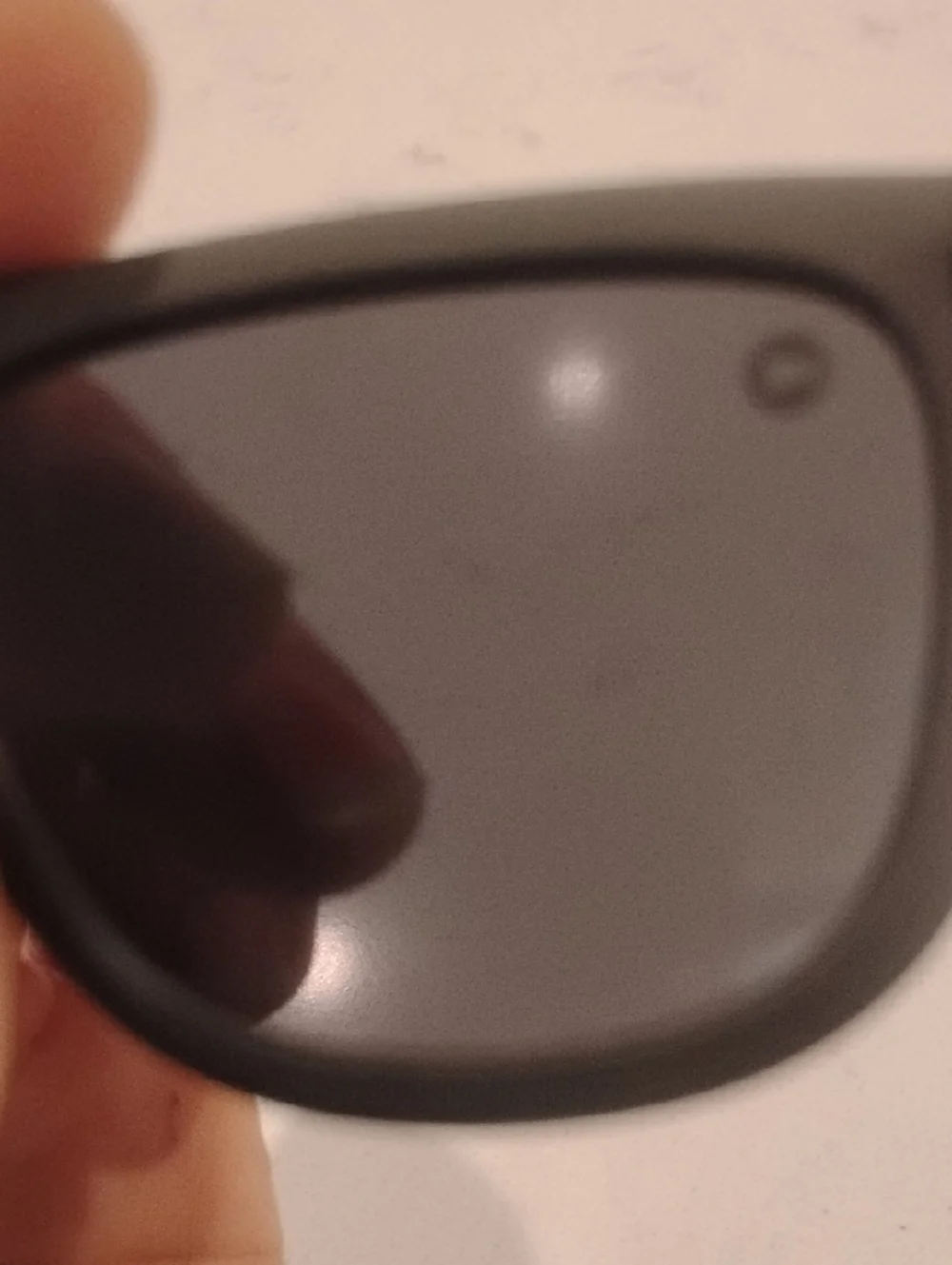 Kid's Black Knockarounds Frame Sunglasses with Checkered Arms